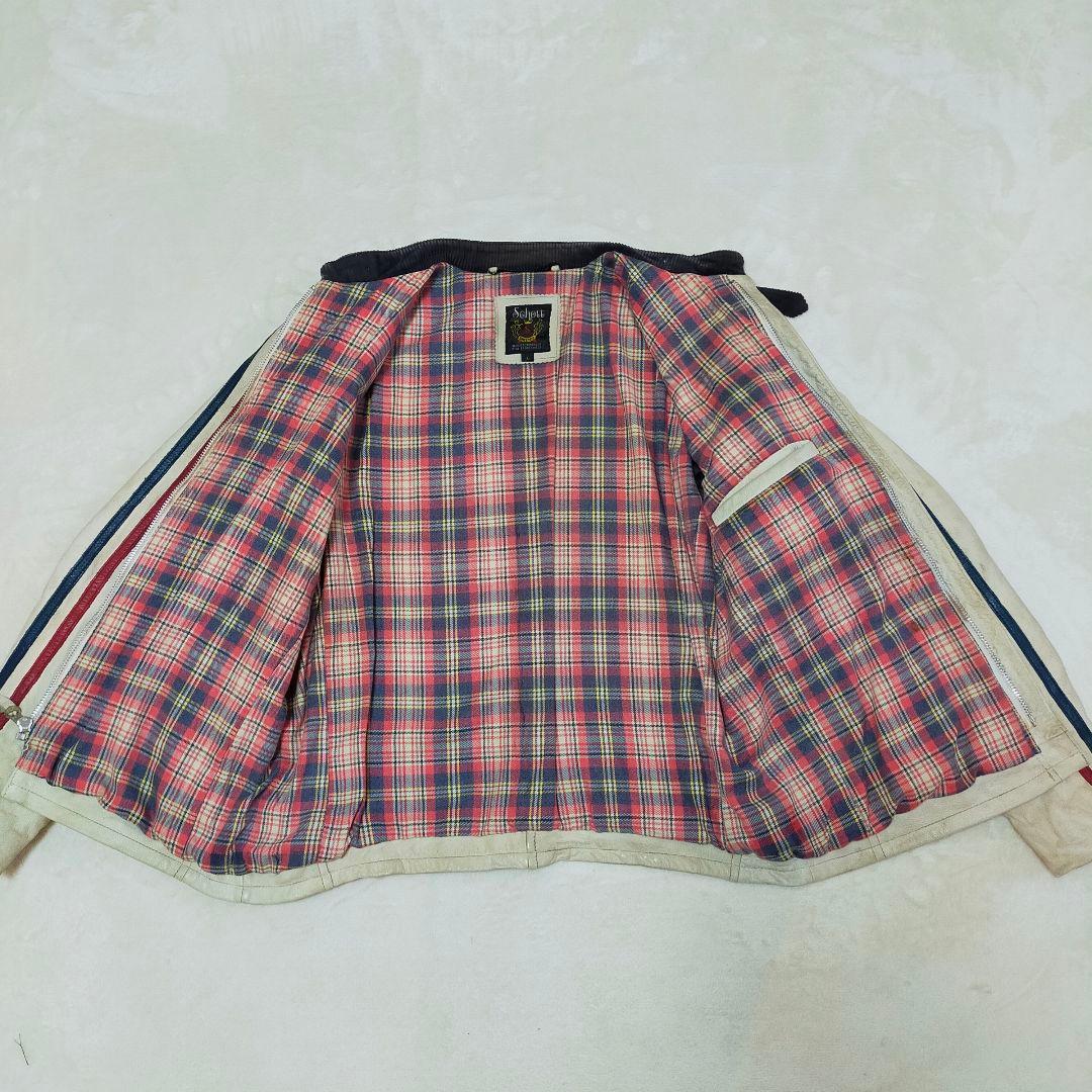 SCHOTT　L　クラッシックレーサーシングルライダースジャケット