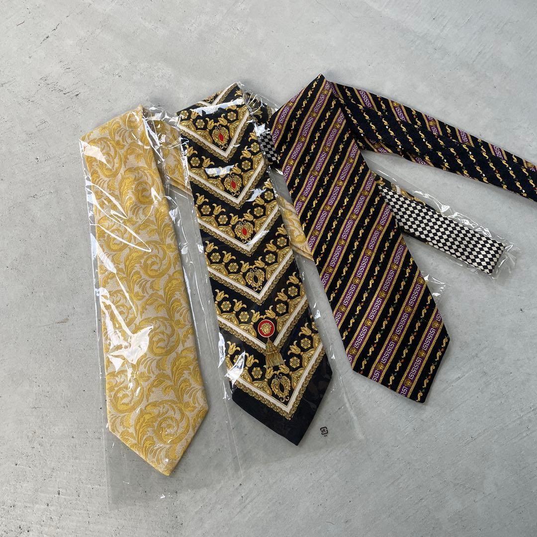 VERSACE バロック メデューサ ネクタイ 3本セット