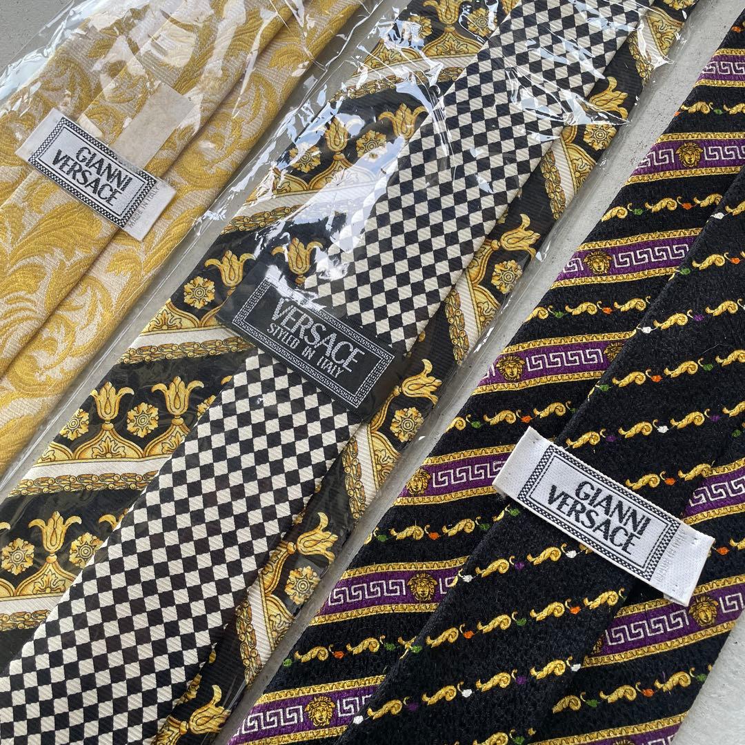 VERSACE バロック メデューサ ネクタイ 3本セット
