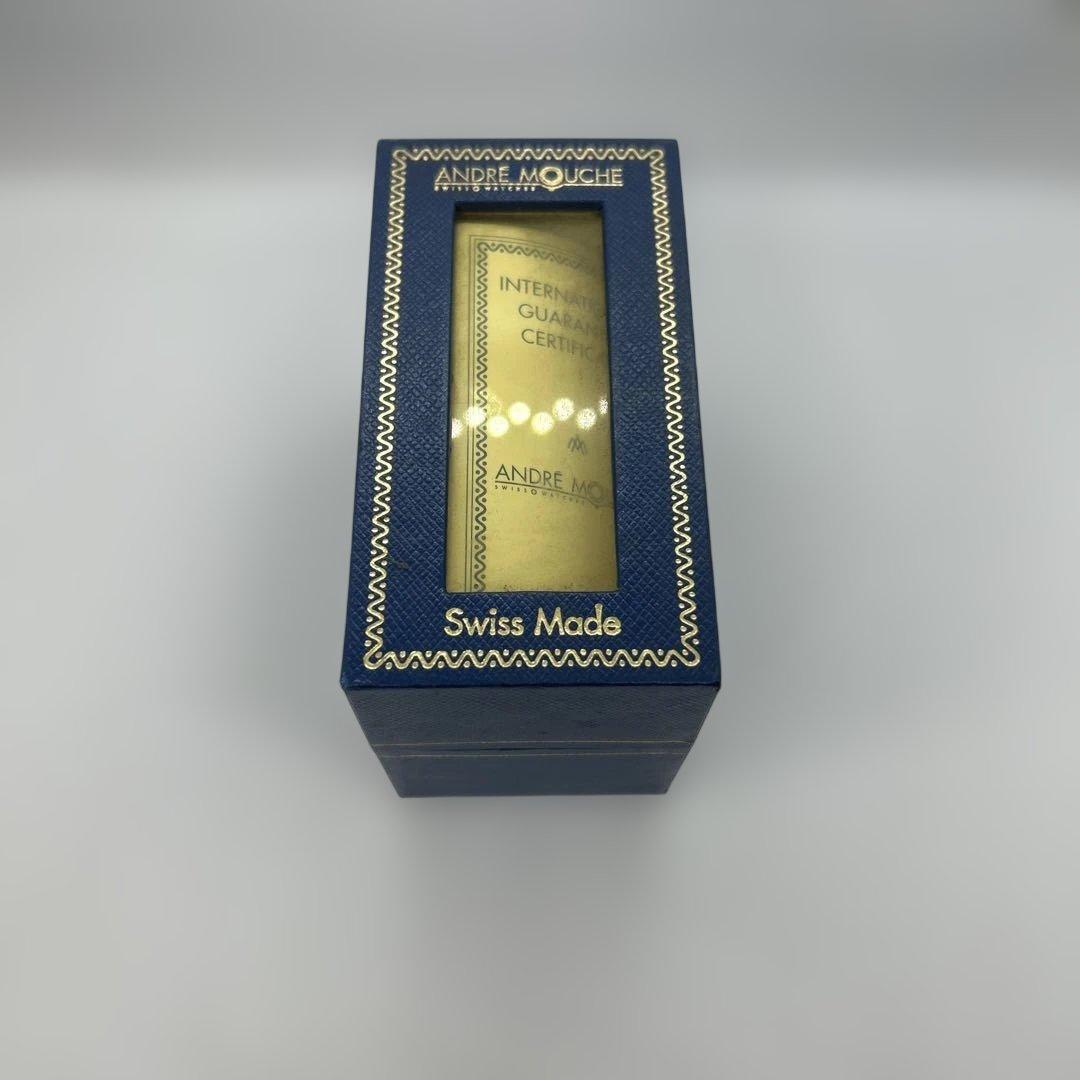 【稼働品】アンドレムッシュ花柄バングル時計 ANDRE MOUCHE