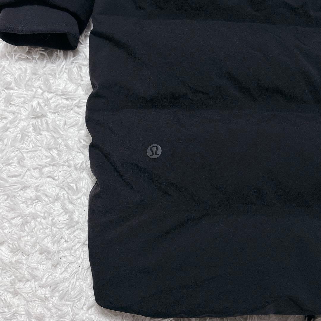 lululemon ルルレモン ダウンコート フーデッドコート ロングコート 黒