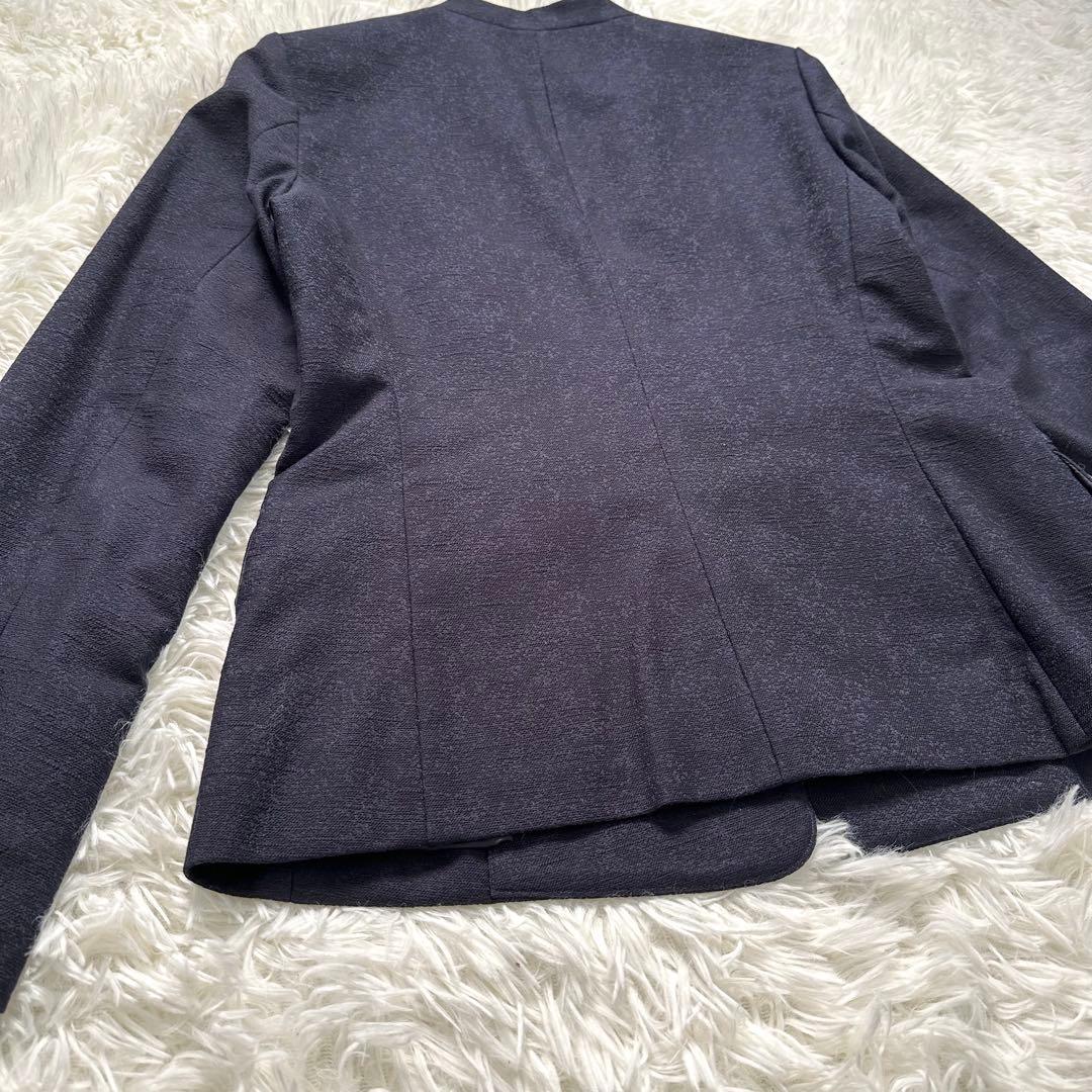 PLST スラブストレッチ カラーレスジャケット スティックパンツ セットアップ