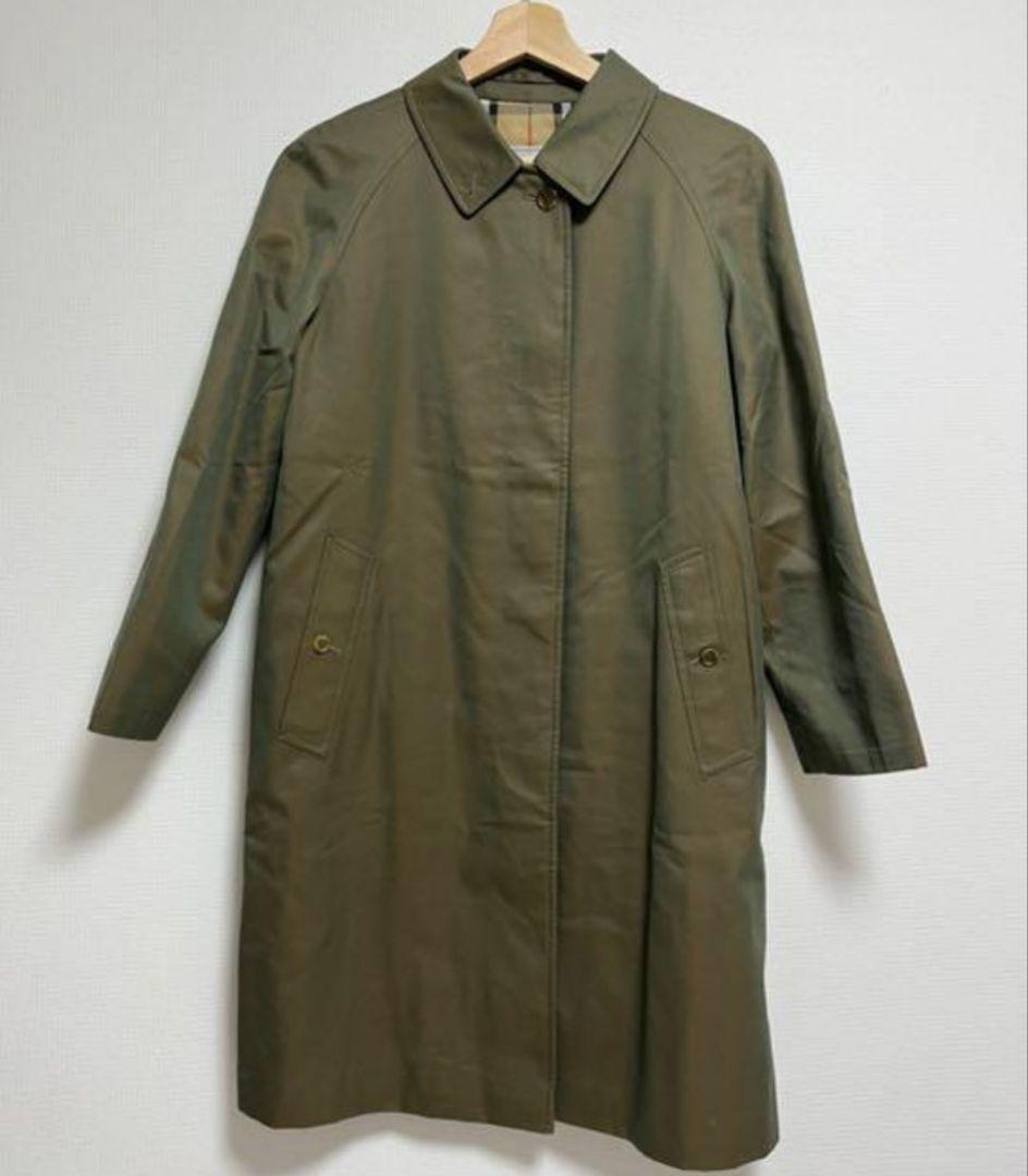 BURBERRY バーバリー ステンカラーコート 玉虫色 ミドル ロング 白タグ