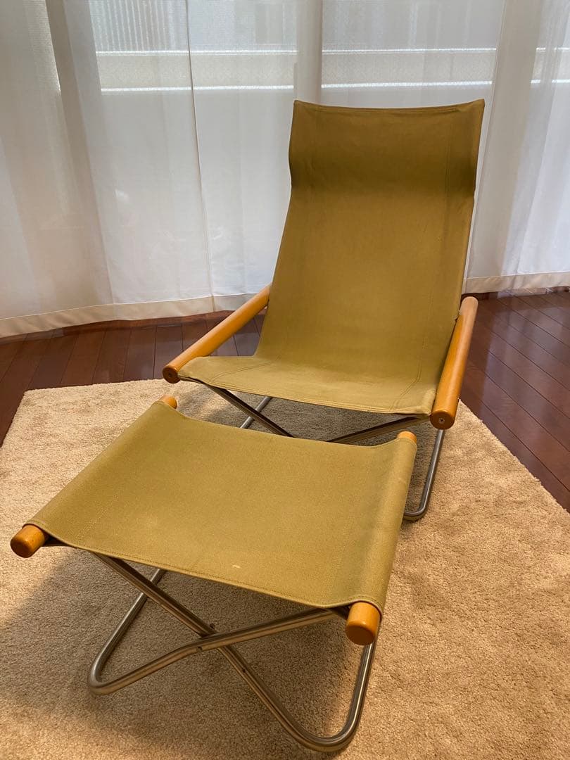 ニーチェアX＋オットマン　セージグリーン