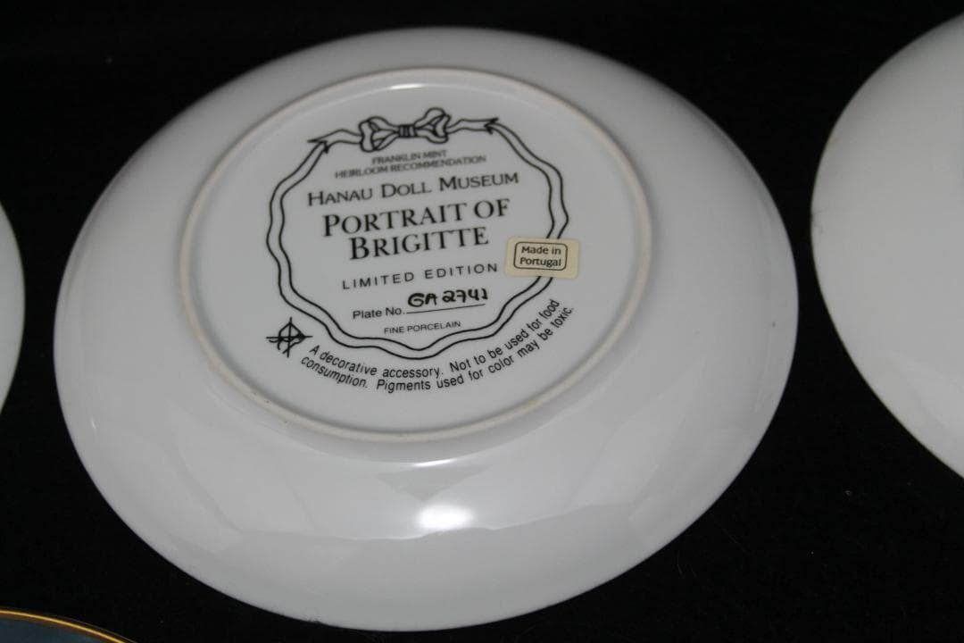 4枚まとめて☆アンティーク ビスクドール プレート ◎高品質