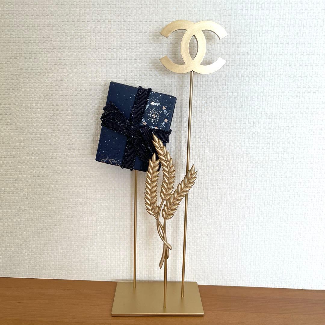 シャネル　店頭ディスプレイオブジェ　2025ホリデー限定　ココマーク麦穂