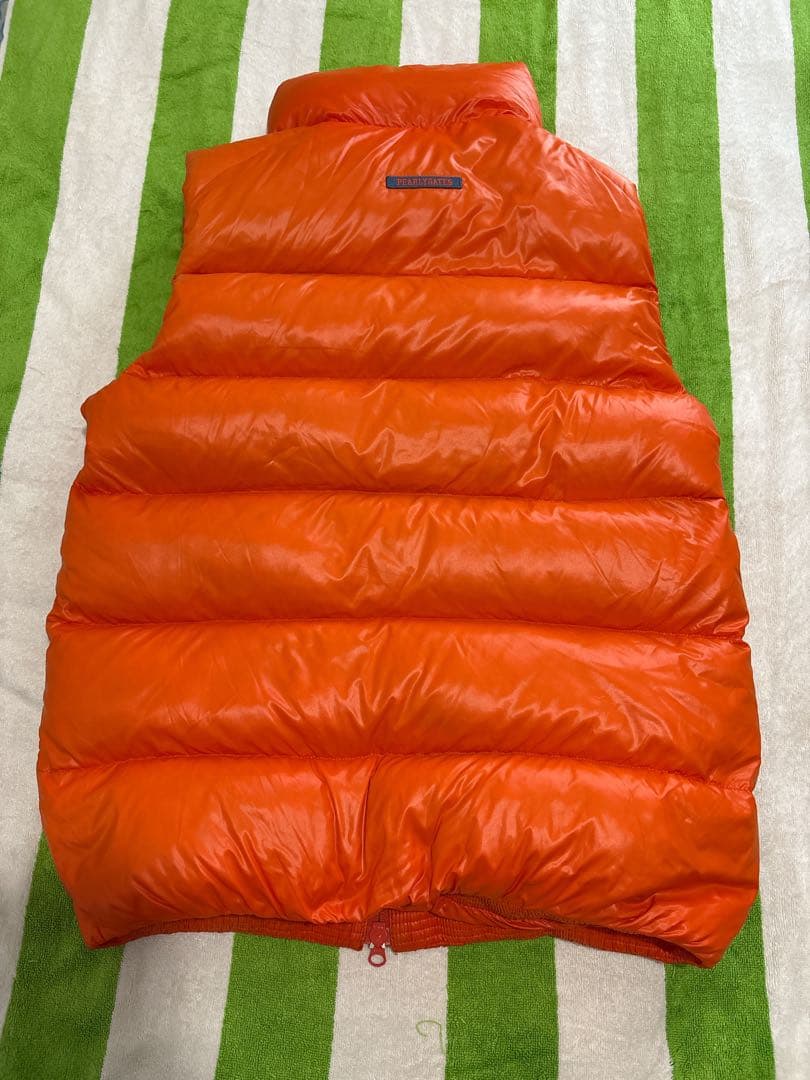 PEARLY GATES ダウンベスト サイズ4 オレンジ
