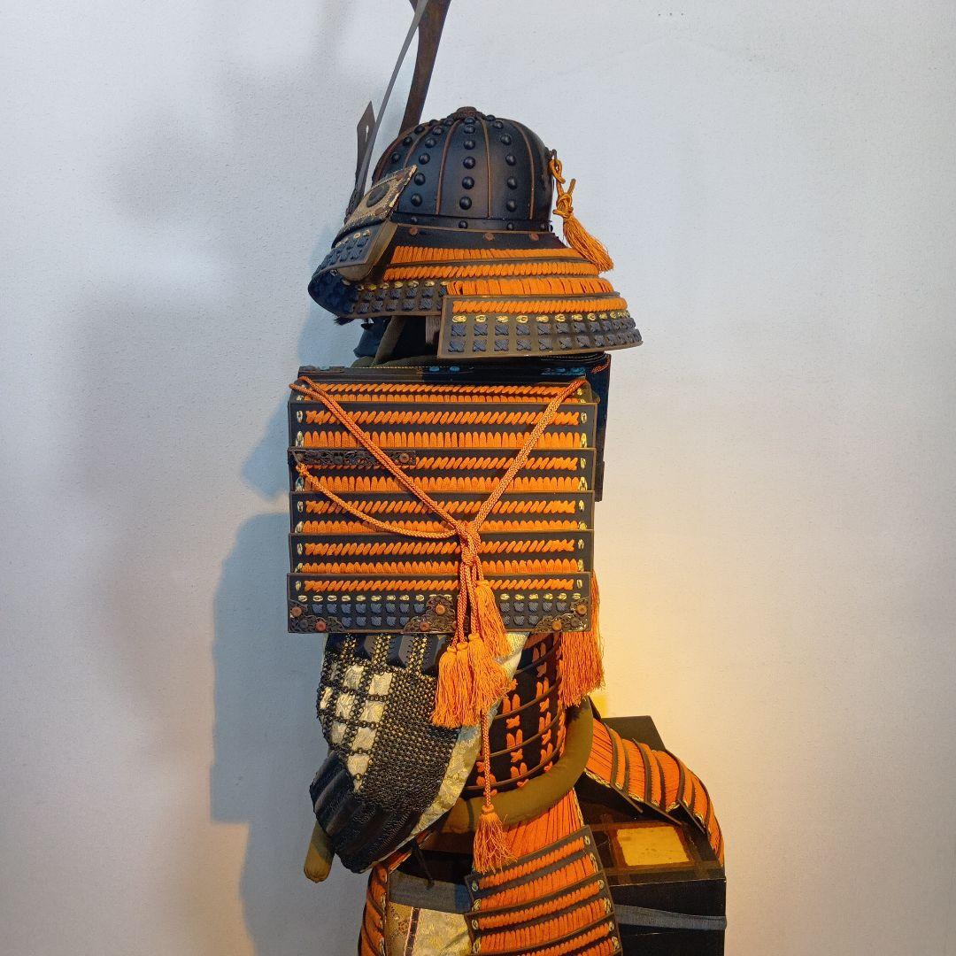 値下げ！等身大　鎧兜一式　飾り付けた状態　 173センチ　着用可能