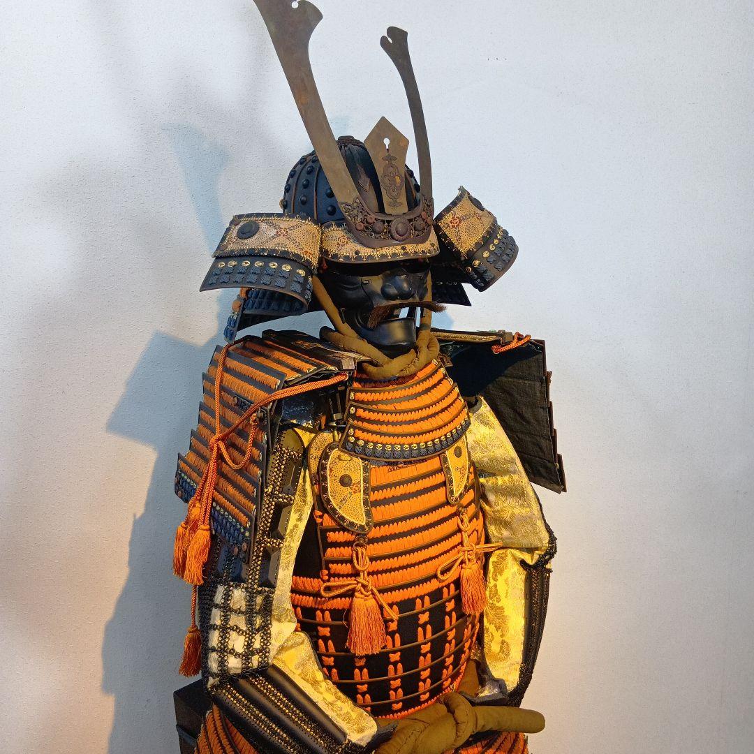 値下げ！等身大　鎧兜一式　飾り付けた状態　 173センチ　着用可能