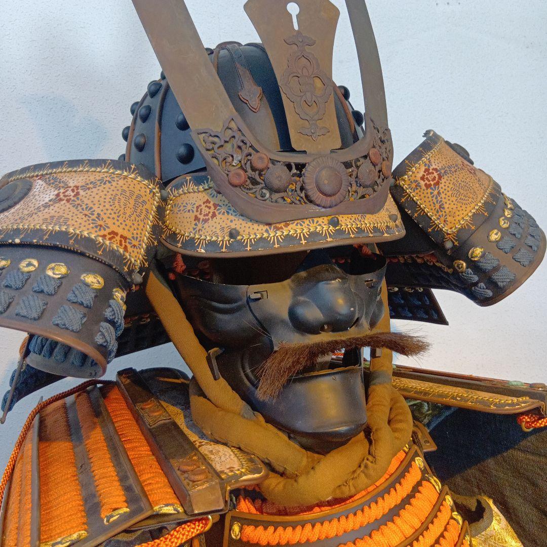 値下げ！等身大　鎧兜一式　飾り付けた状態　 173センチ　着用可能