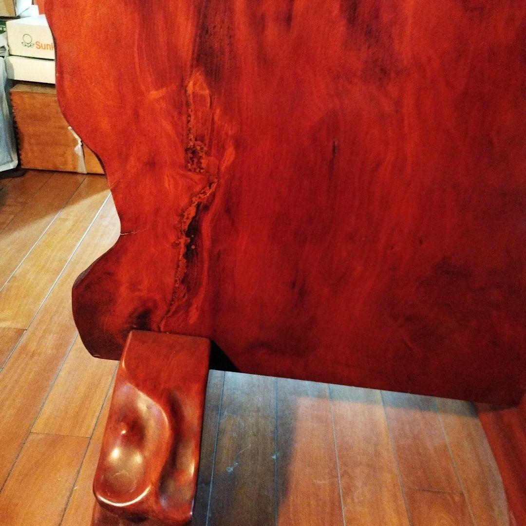 天然木 衝立 1枚板 仕切り パーテーション　足付き　木のオブジェ