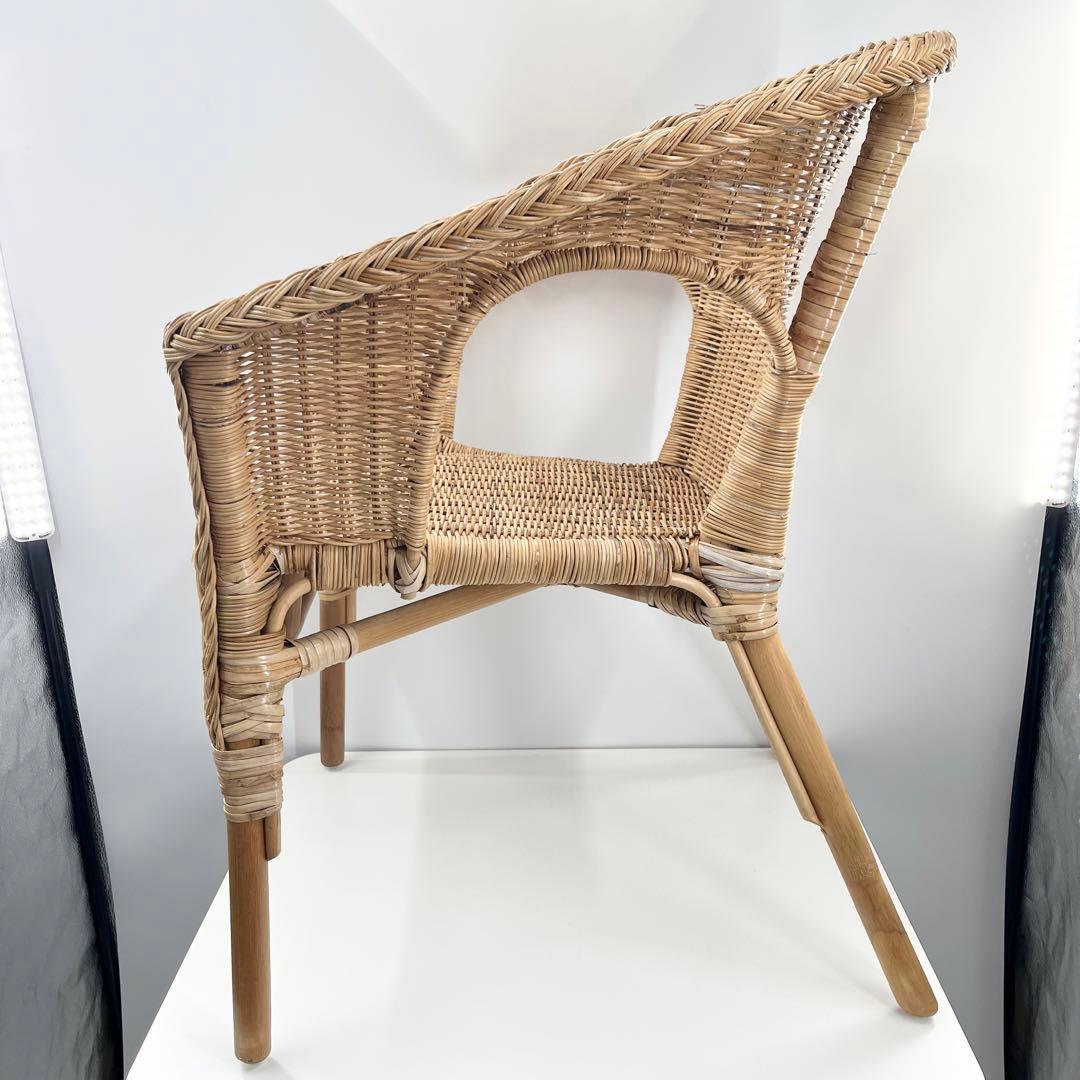 良品 IKEA イケア ラタンチェア アームチェア 籐 アーゲン AGEN