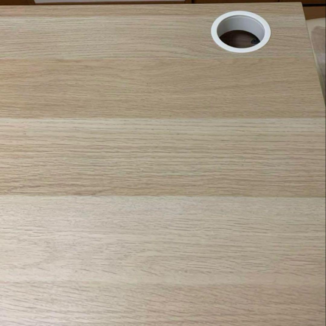 IKEA ミッケ デスク ホワイト×オーク 完成品 送料込み