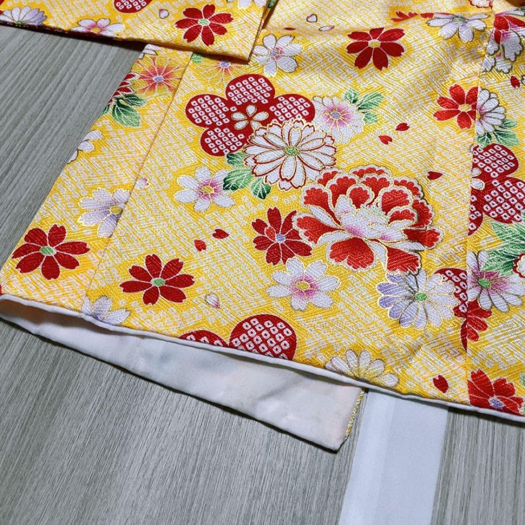 七五三 3歳 着物セット　被布　草履　足袋　髪飾り