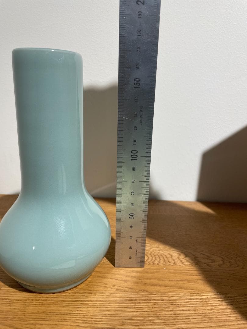 【諏訪蘇山】花入 陶器 青瓷