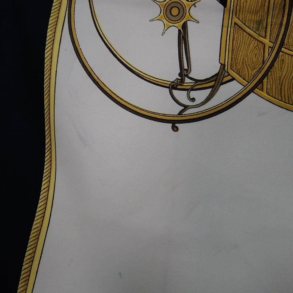 エルメス HERMES カレ90 LA PERRIERE 馬車柄 シルクスカーフ