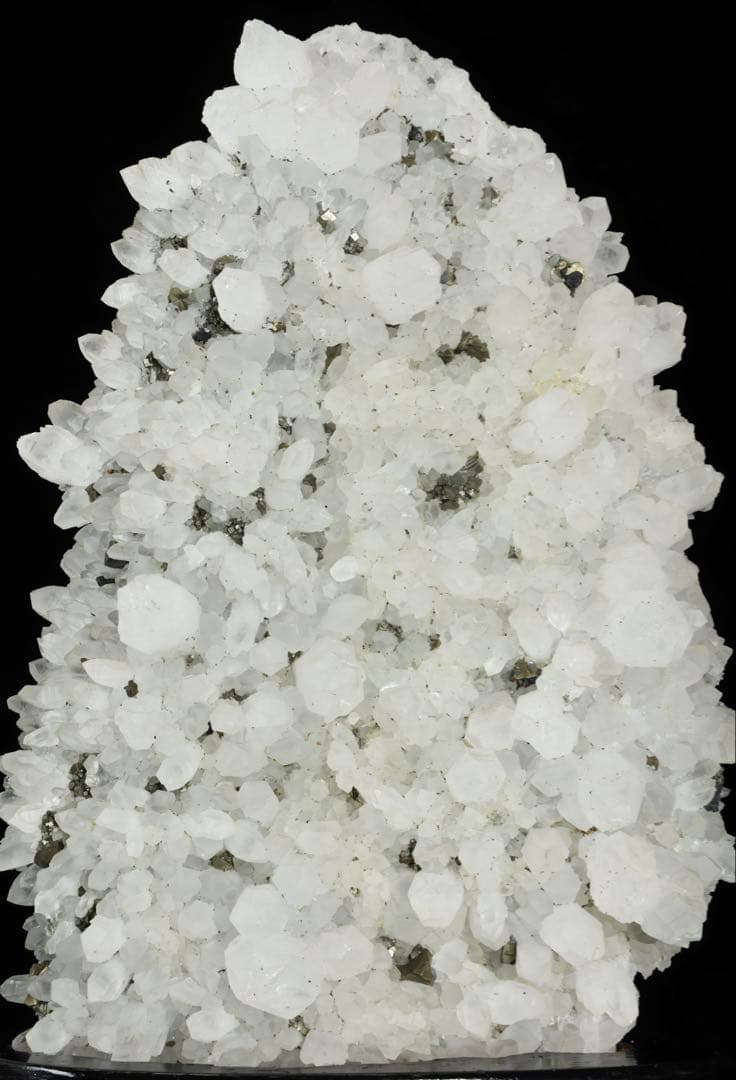 水晶クラスター 黄鉄鉱共生 台座付 2.1kg 天然石 原石 自然石 鉱物標本