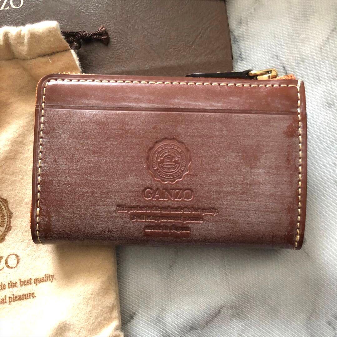 【新品】GANZO ガンゾ　Lファスナー小銭入れ　コンパクト財布　ミニ財布