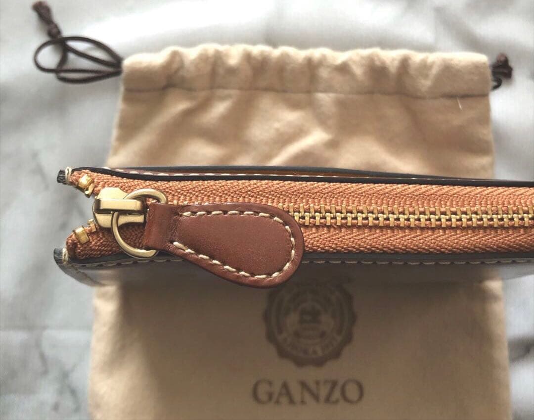 【新品】GANZO ガンゾ　Lファスナー小銭入れ　コンパクト財布　ミニ財布