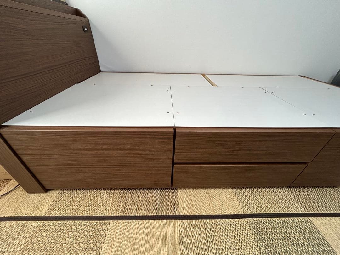 シングルベッド 収納付き ニトリ ジオチェスト