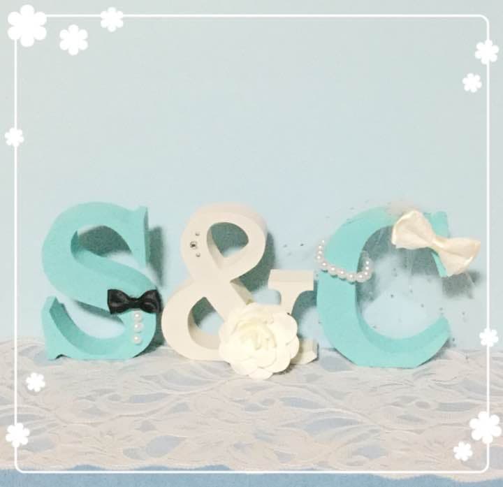 ちぃ様確認用♡ウエディングバージョン・イニシャルオブジェ