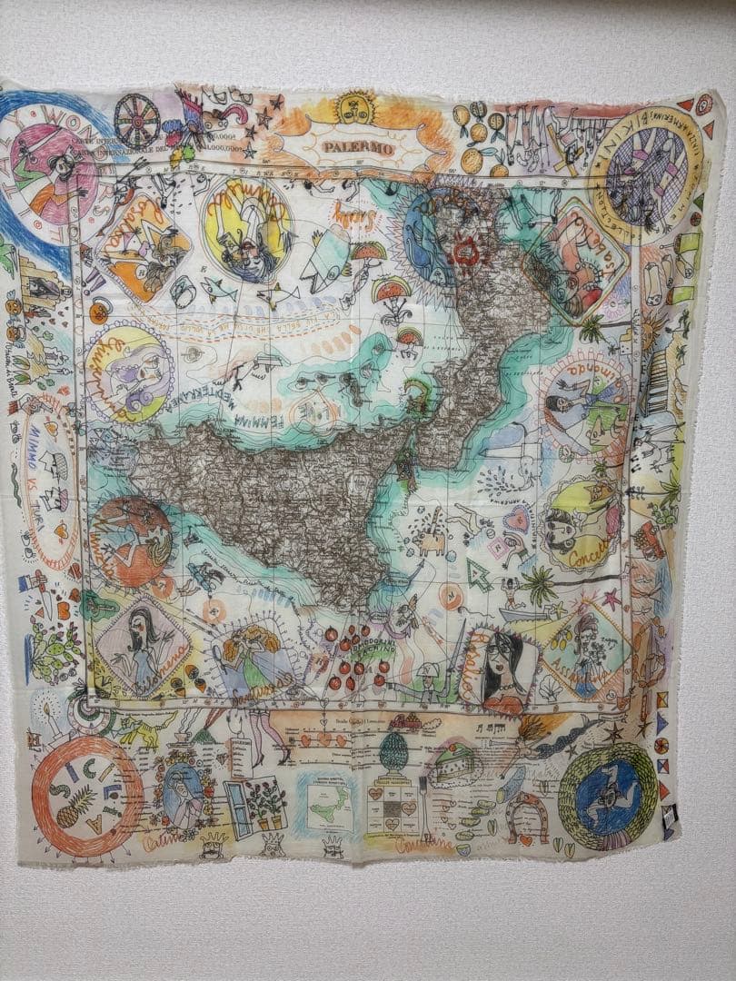 Faliero Sarti ファリエロ　サルティ 大判ストール