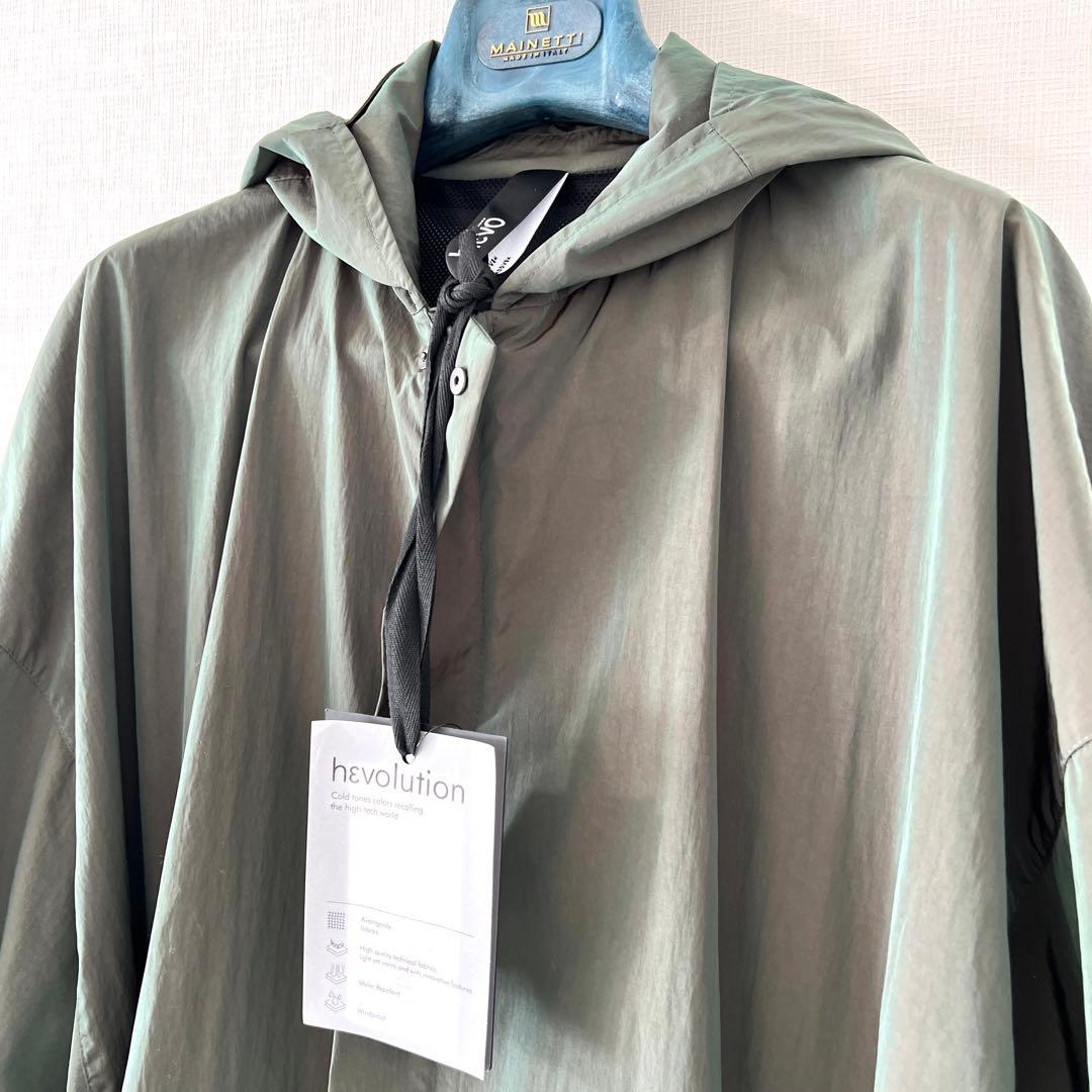 ✨タグ付き✨　イーヴォ　レインコート　オリーブ　玉蟲色　サイズ48