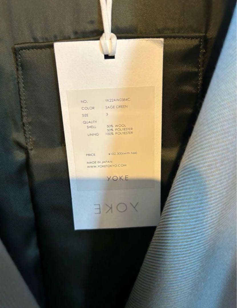 ジャケット・アウター YOKE MOTOR CYCLE COAT