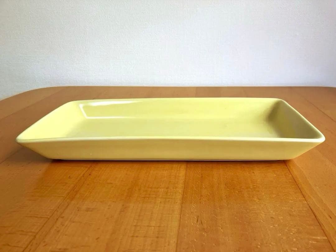 ARABIA TEEMA ロングプラター 30cm 廃盤イエロー　希少