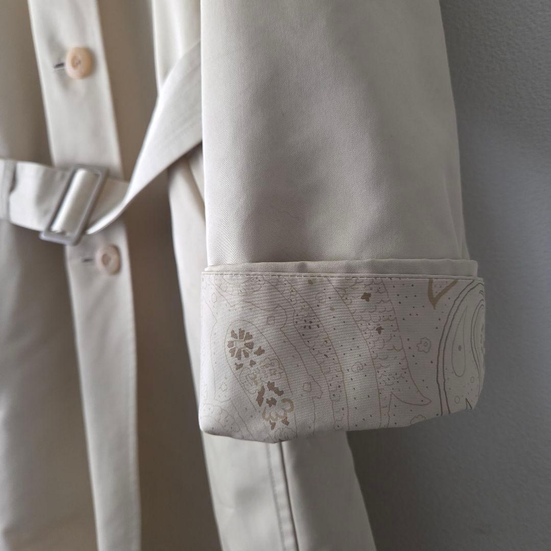 【Aquascutum】 コート ライトベージュ 9号 アクアスキュータム