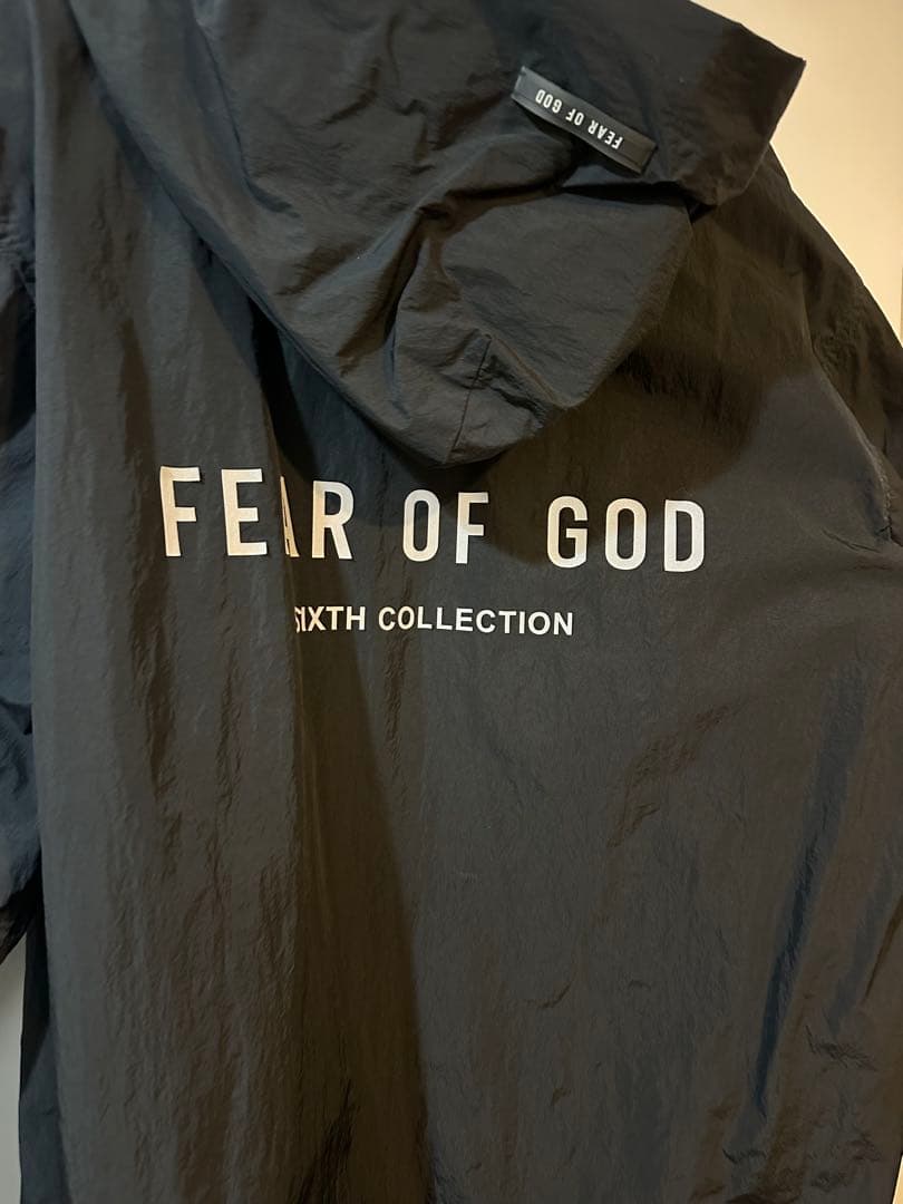 FEAR OF GOD SIXTH COLLECTION バックロゴレインコート