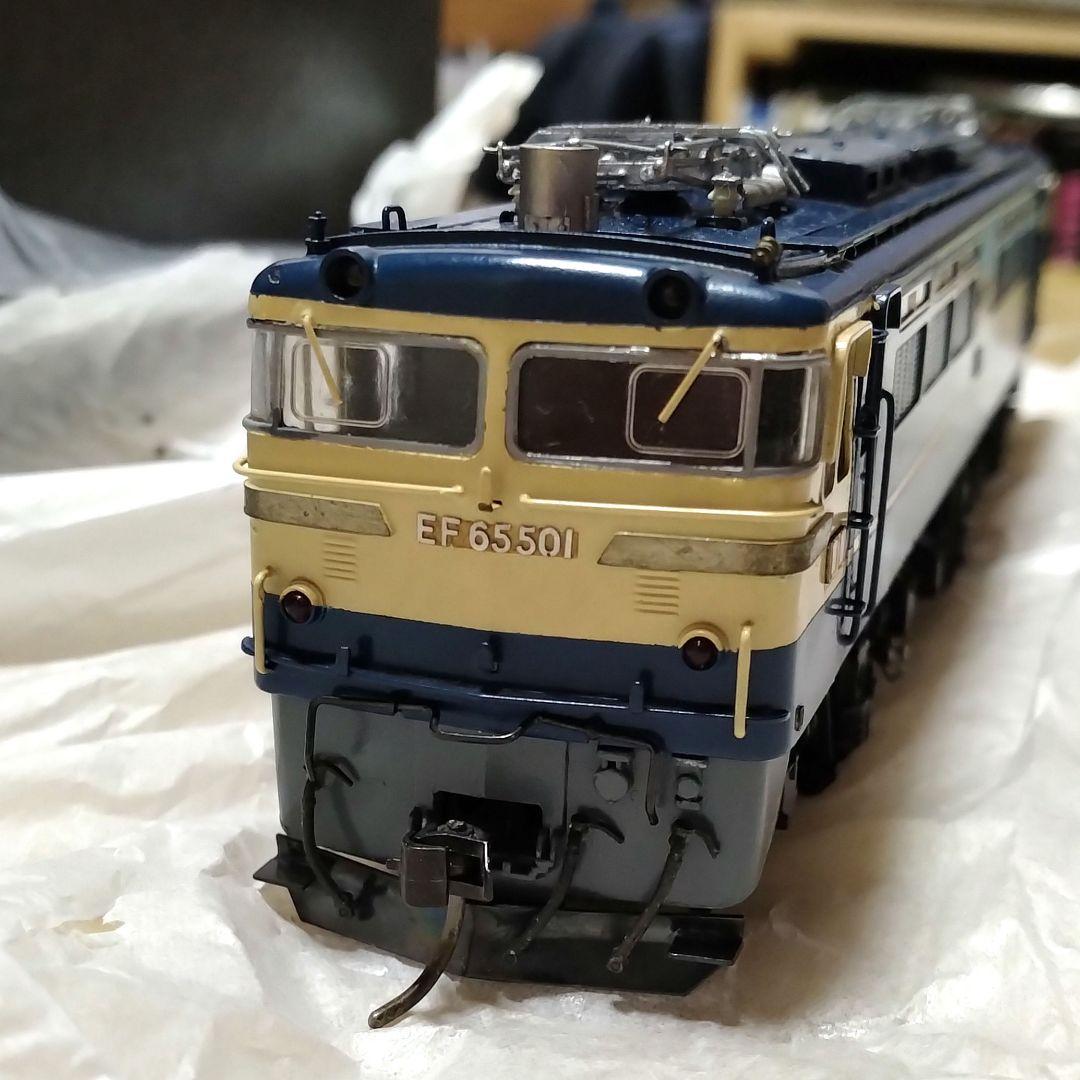 天賞堂HOゲージ　EF65形500番台ブルートレイン牽引電気機関車　ブラスモデル