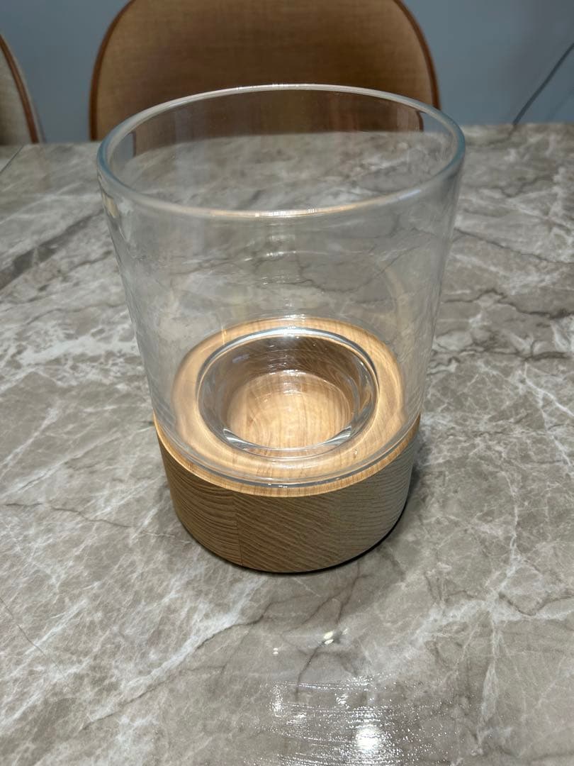 エルエスエー 花器 花瓶 フラワーベース ウッド台付 LSA Lotta