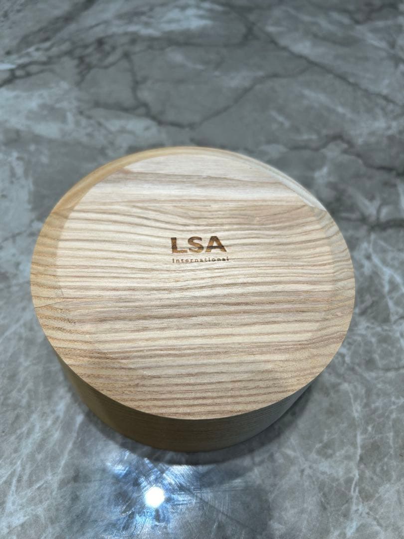 エルエスエー 花器 花瓶 フラワーベース ウッド台付 LSA Lotta