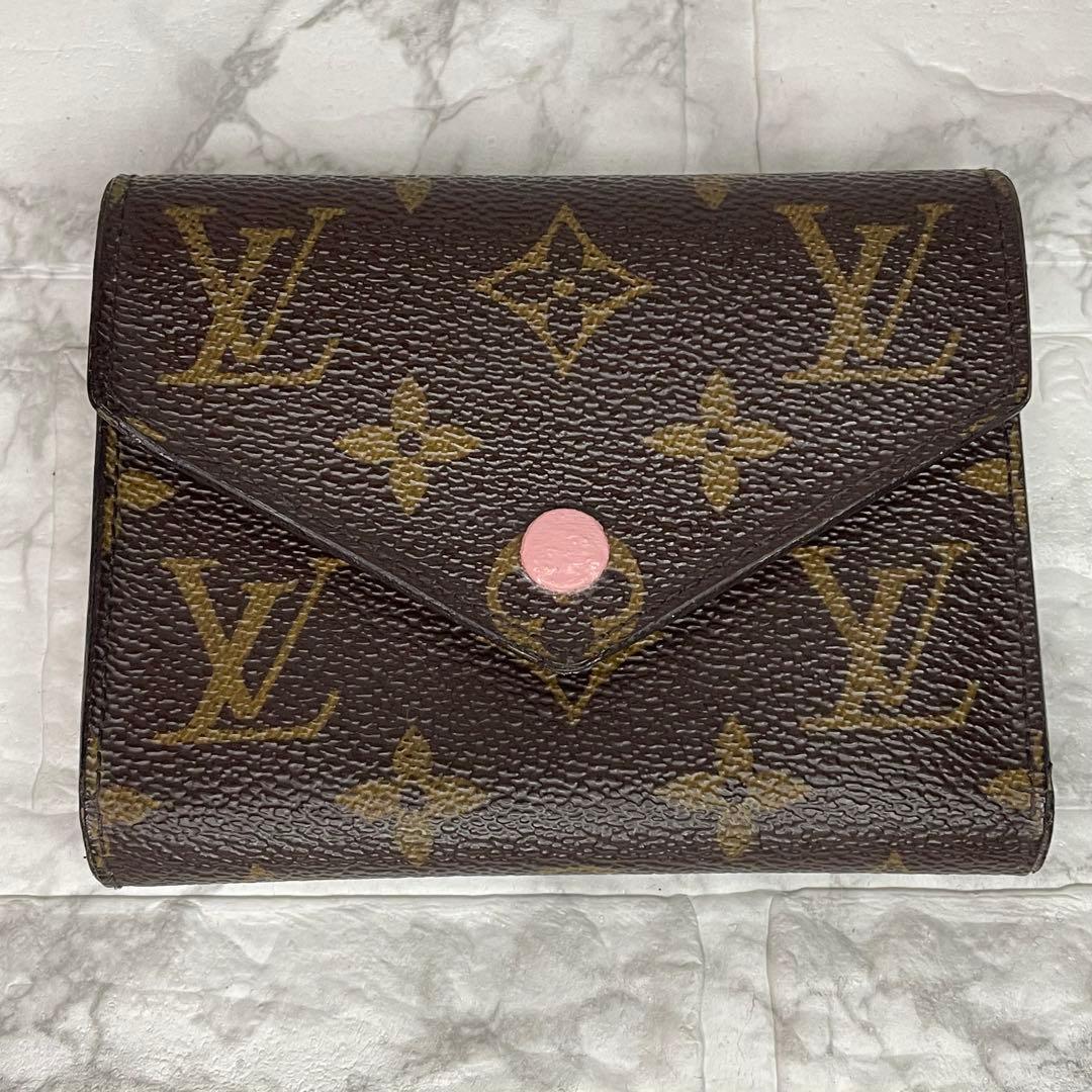 ルイヴィトン ポルトフォイユヴィクトリーヌ 財布 ローズバレリーヌ ピンク