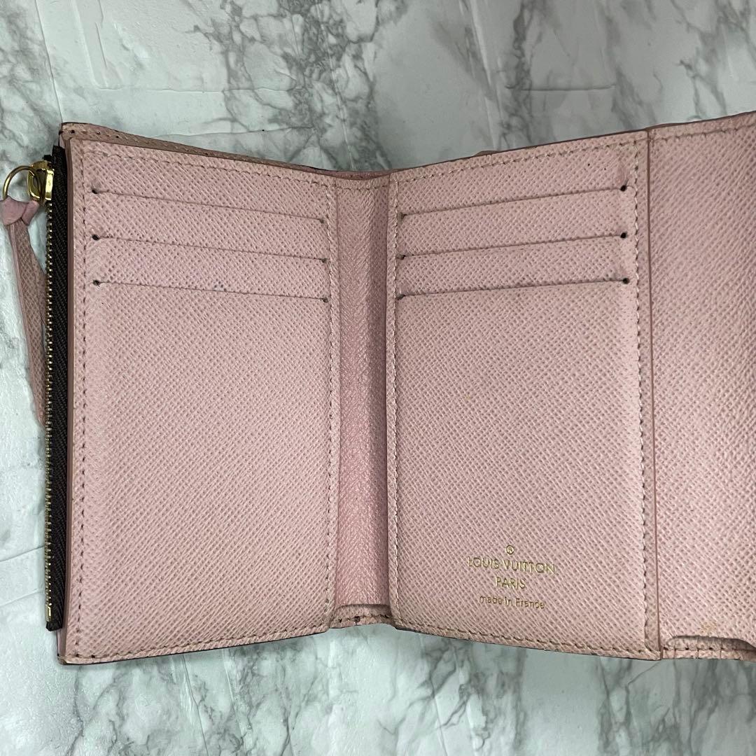ルイヴィトン ポルトフォイユヴィクトリーヌ 財布 ローズバレリーヌ ピンク