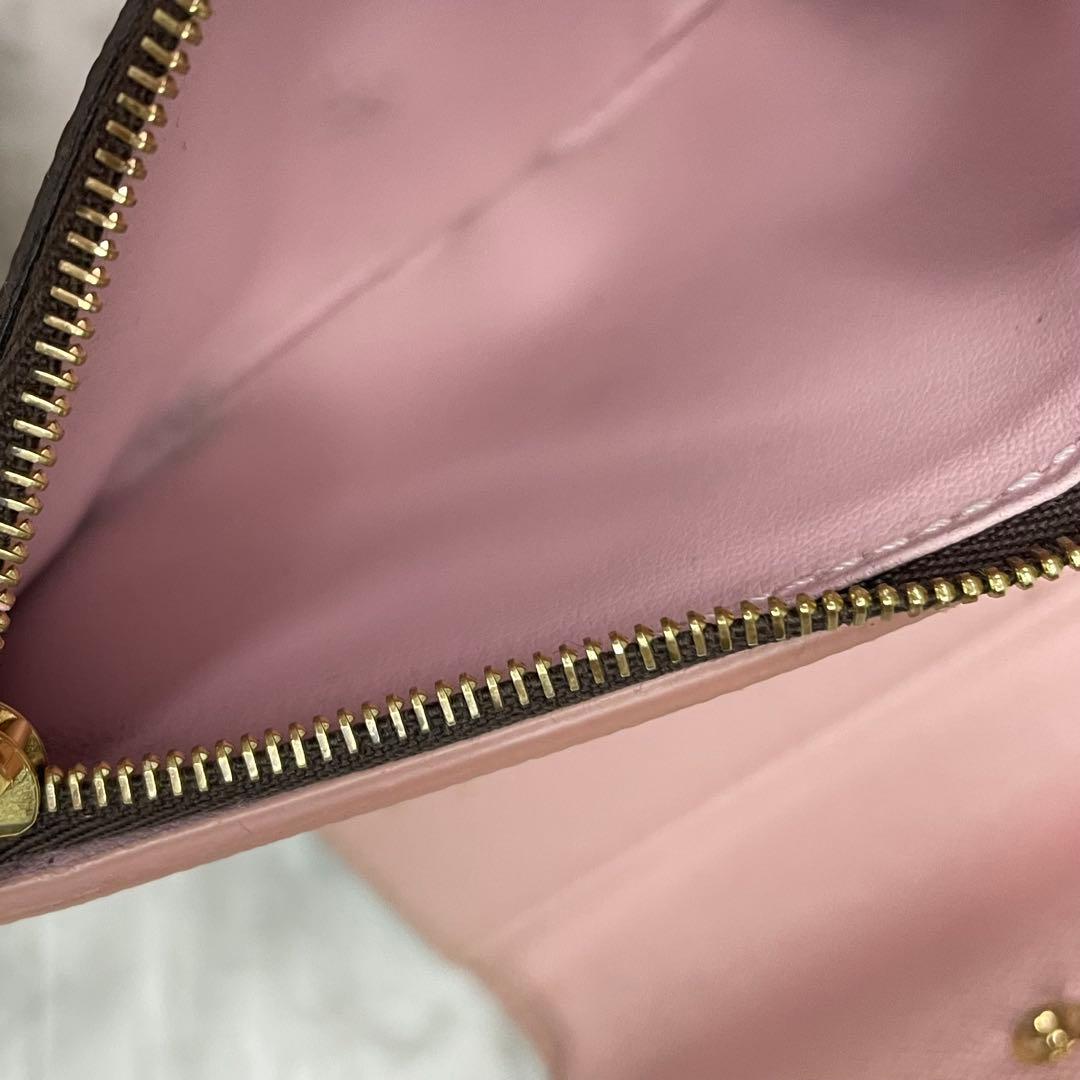ルイヴィトン ポルトフォイユヴィクトリーヌ 財布 ローズバレリーヌ ピンク