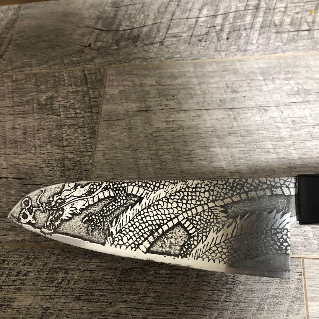 三徳包丁　&イラスト