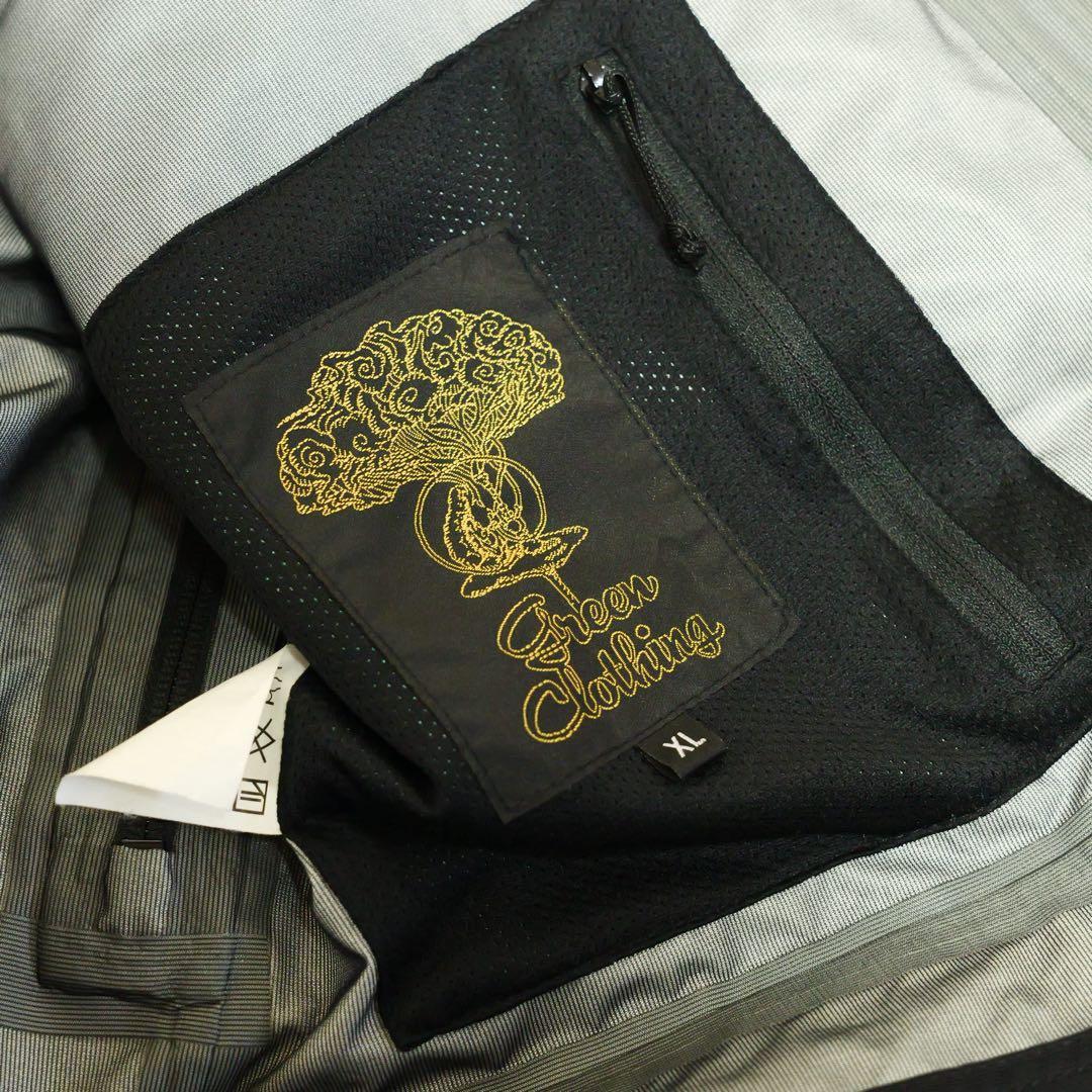 GREENCLOTHING PEACE JACKET XL グリーン　美品