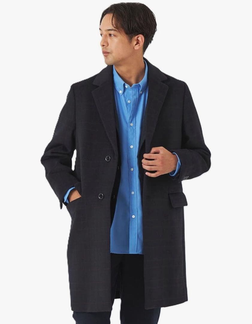 ユナイテッドアローズ グリーンレーベル S100 ビーバー チェスターコート Ｌ