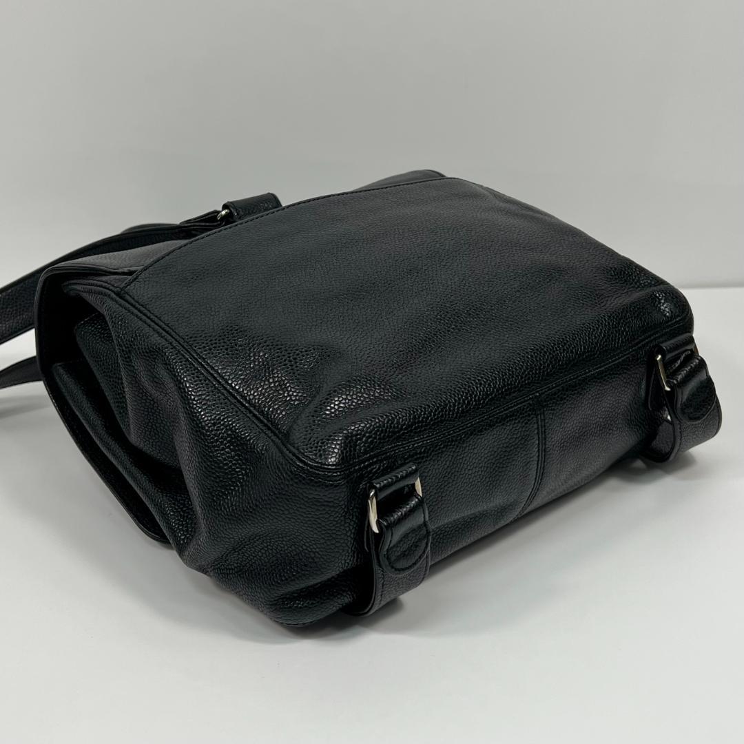 シャネル　バッグパック　キャビアスキン　5番台　MBZ234