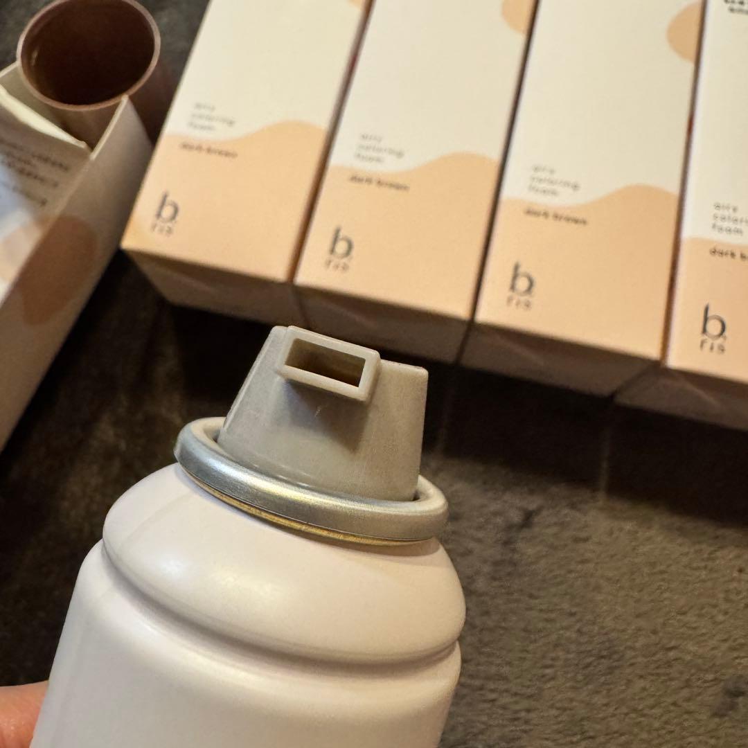 b ris エアリーカラーリングフォーム ダークブラウン 80g 4本