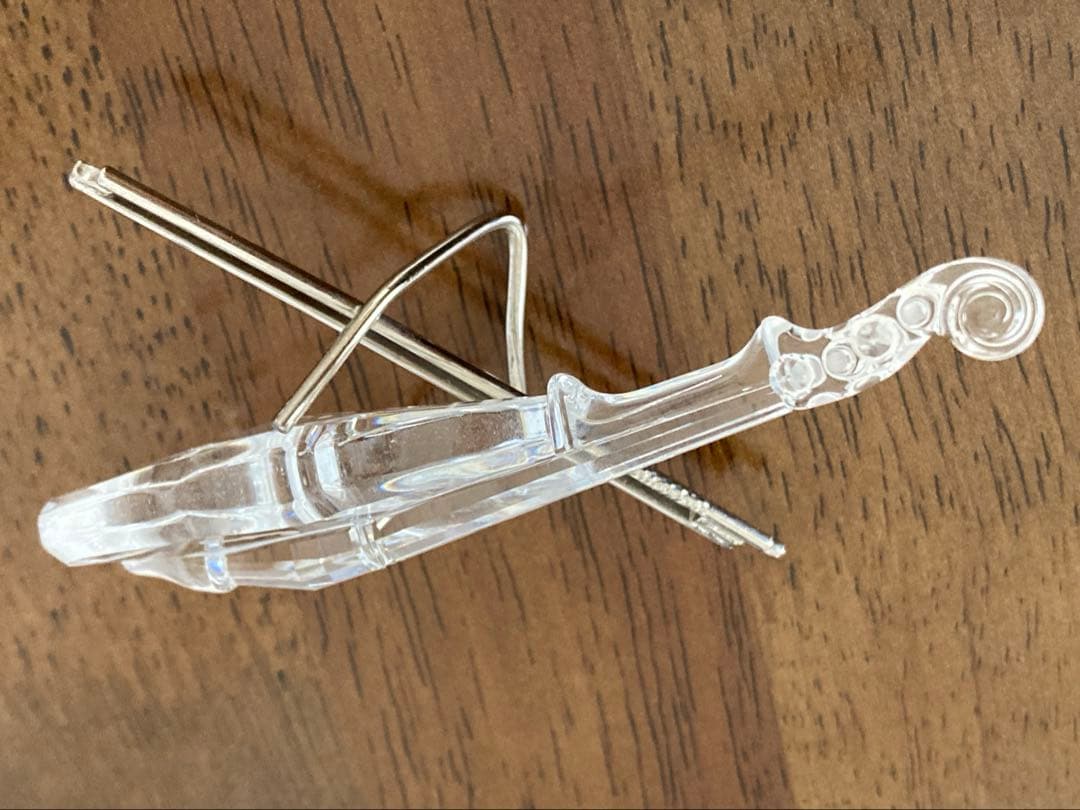 スワロフスキー swarovski 廃盤品 バイオリン スタンド付203056