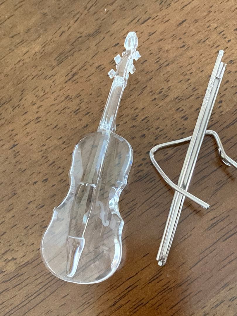 スワロフスキー swarovski 廃盤品 バイオリン スタンド付203056