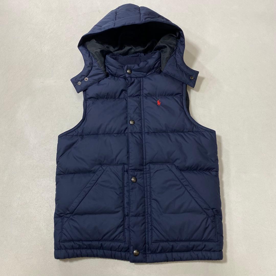 POLO RALPH LAUREN 2WAY ダウンベスト ポニー刺繍 フード