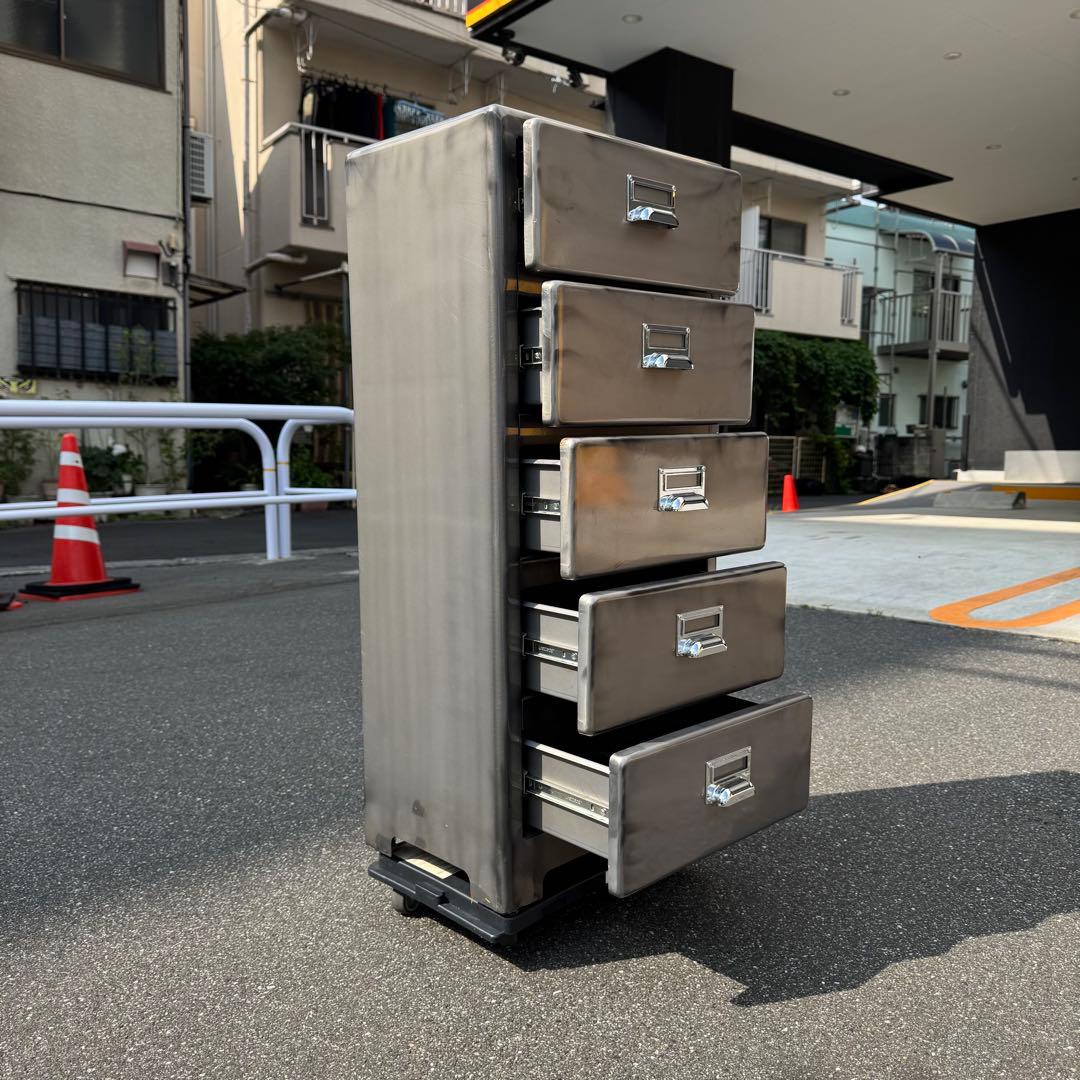 ダルトンDulton 5ドロワーズ 5段チェスト ロウカラーRAW キャビネット