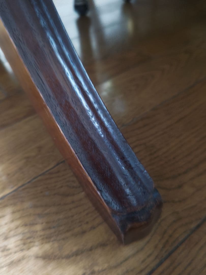 アンティーク調　マルニ木工　地中海ダイニングテーブル（伸長式）