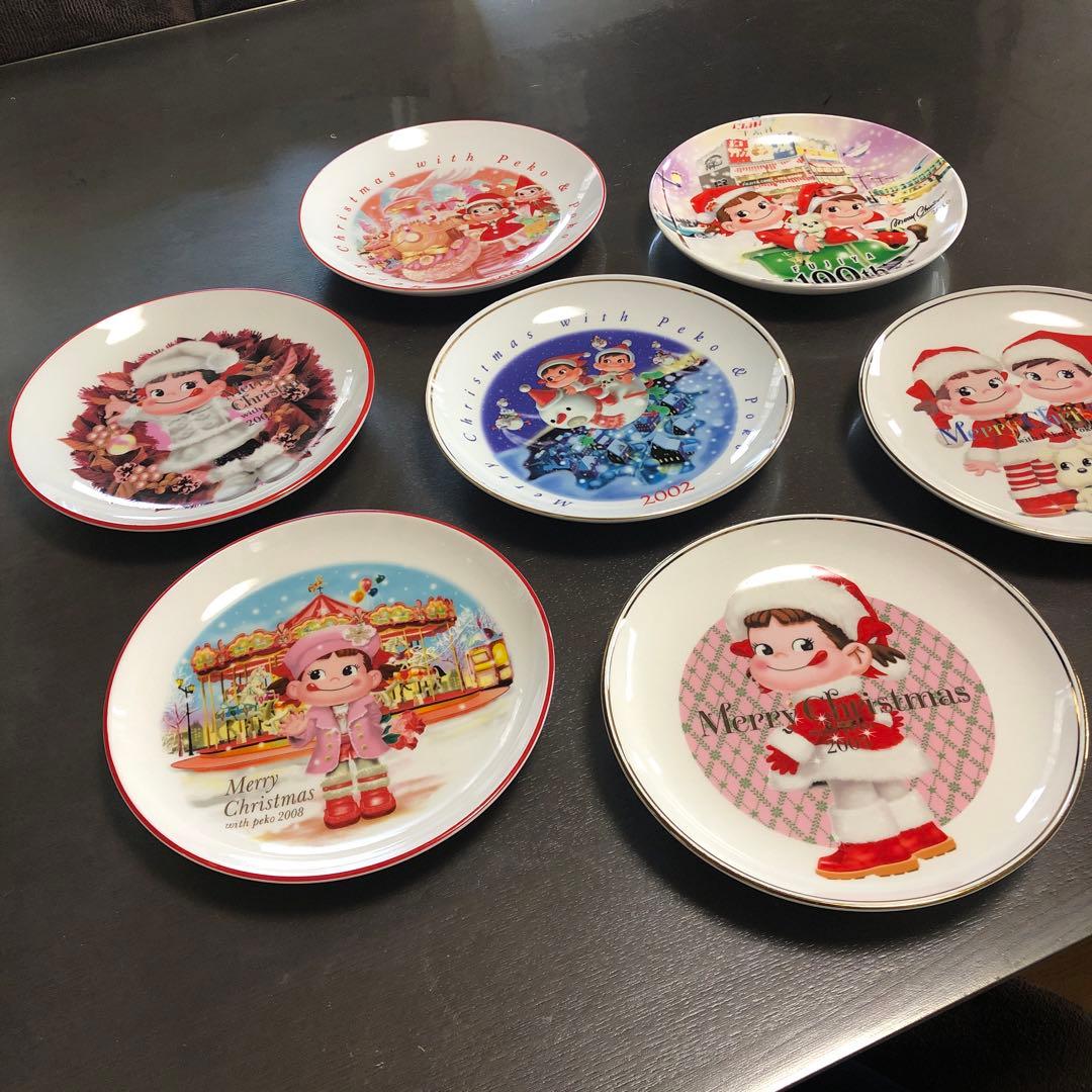 不二家ペコちゃんクリスマスプレート