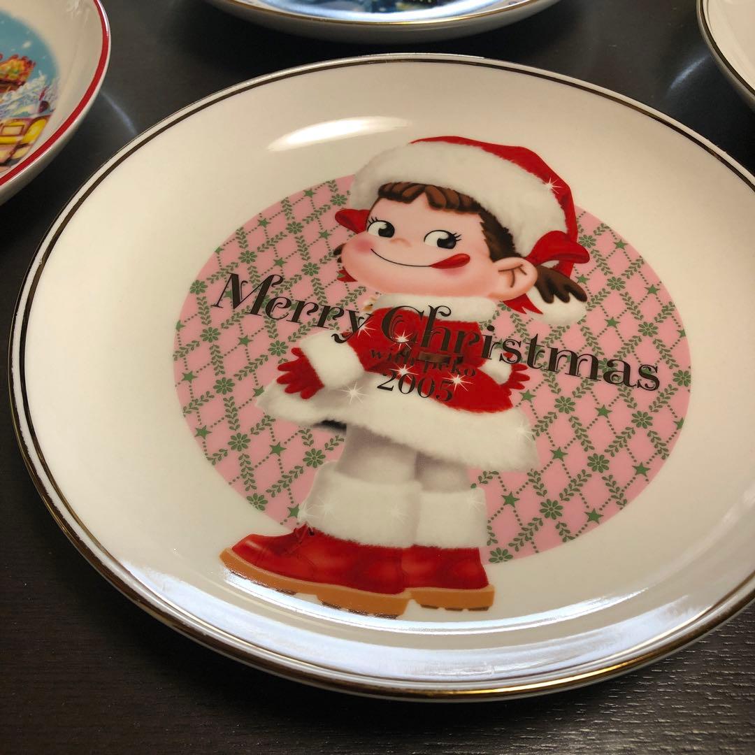 不二家ペコちゃんクリスマスプレート