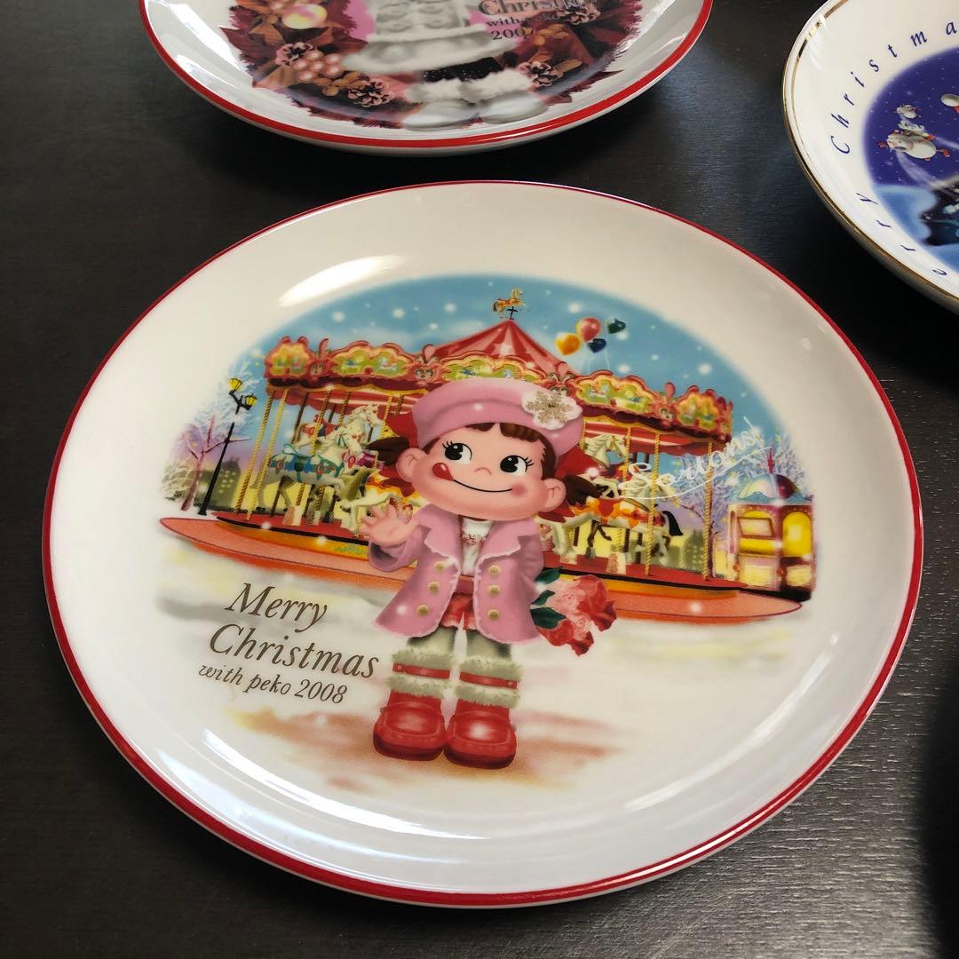 不二家ペコちゃんクリスマスプレート